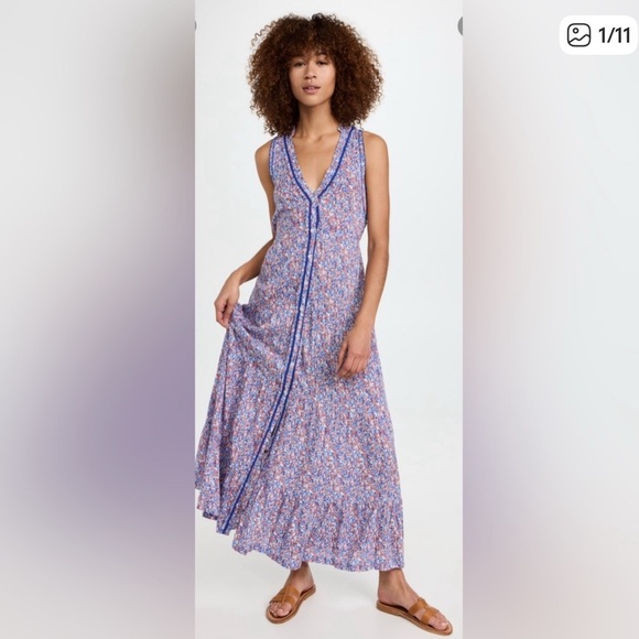 Poupette St Barth Nana Women's Long Dress - Picture 2 of 10